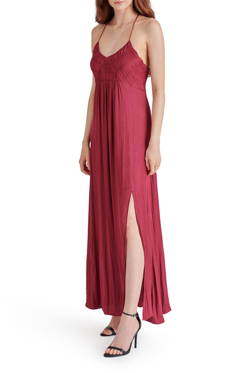 Steve Madden Brianna Maxi Dress, Alternate, color, Dark Red