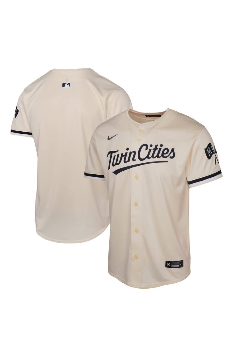Nike Youth Nike Cream Minnesota Twins Alternate Limited Jersey, Main, color, 