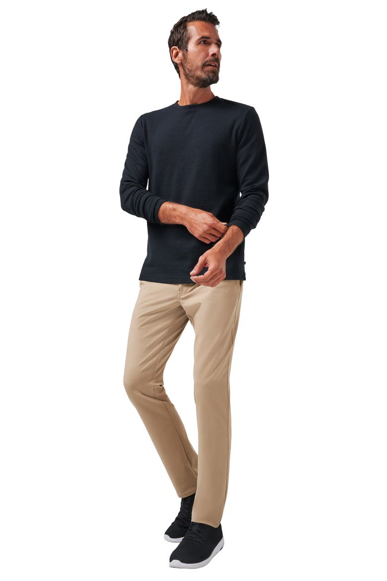 Legacy Stretchknit Flat Front Chinos, Alternate, color, KHAKI