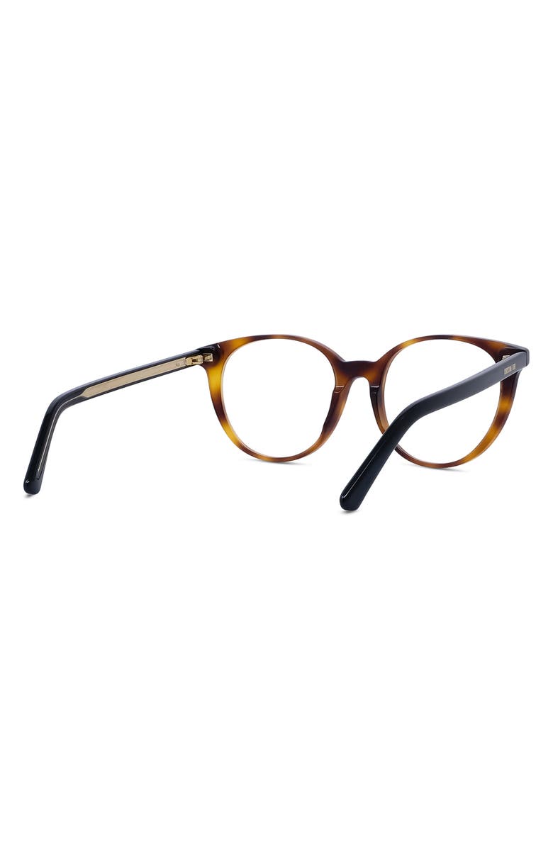 DIOR 'DiorSpiritO RI 51mm Round Reading Glasses, Alternate, color,