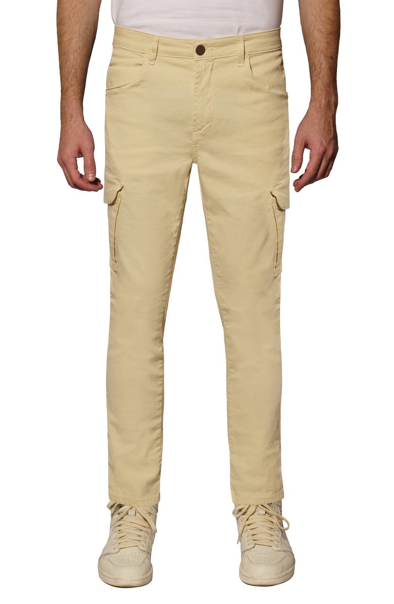Monfrère Preston Slim Fit Cargo Jeans, Main, color, Sand