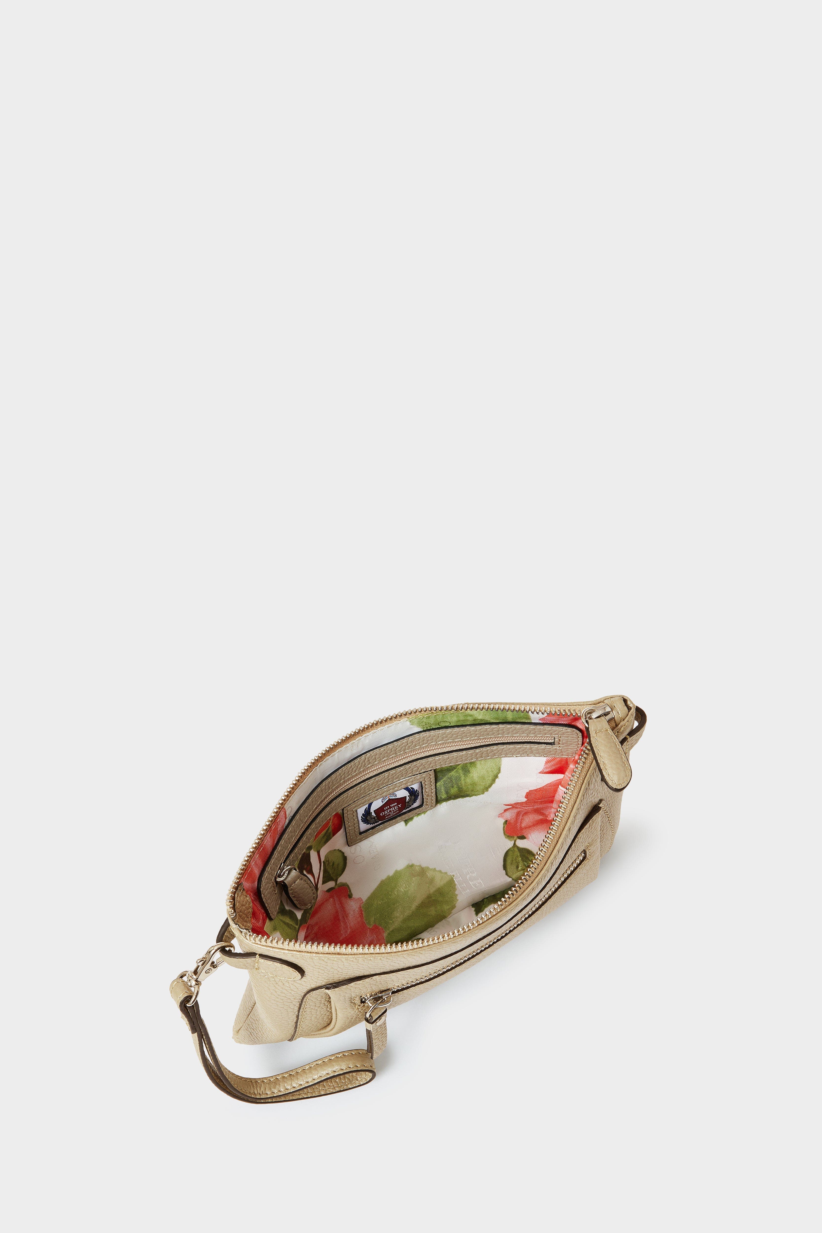 The Ruby Leather Crossbody Bag, Alternate, color, Gold