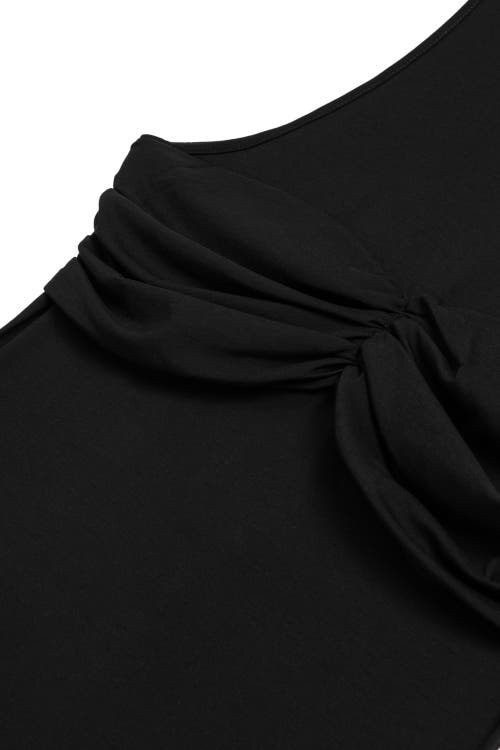 Nocturne Twist Detailed Bodysuit In Black
