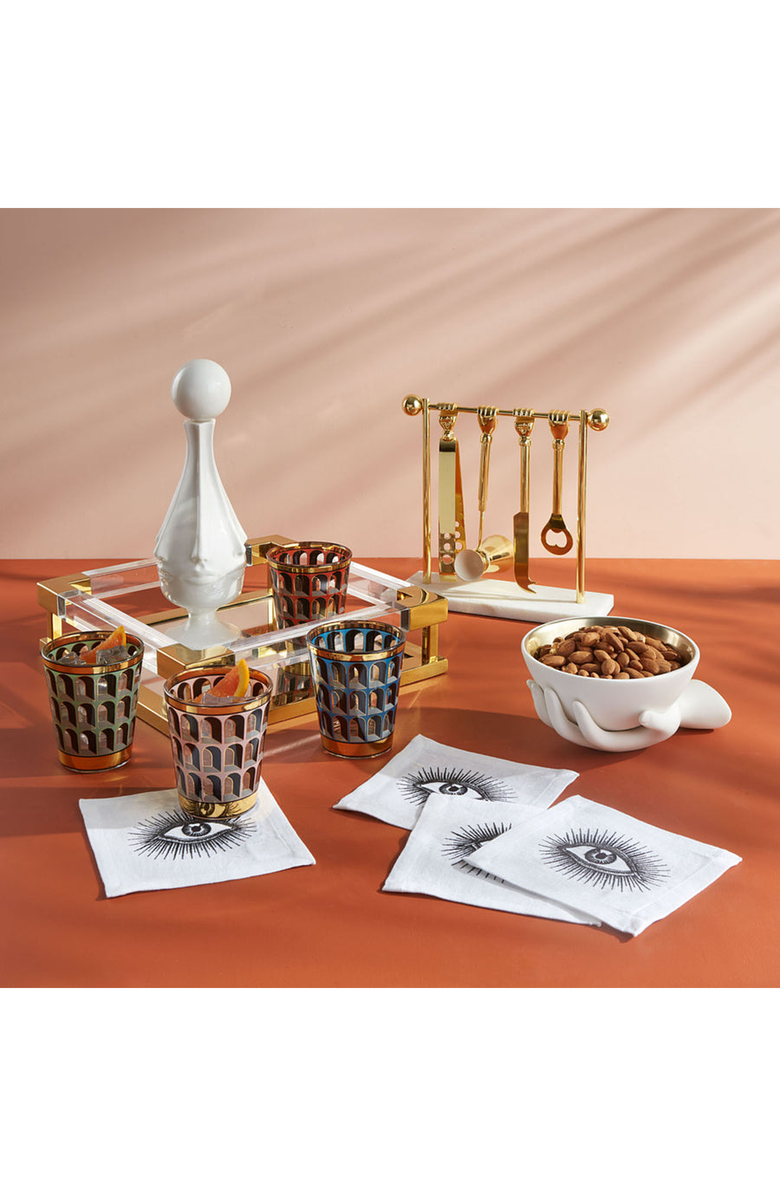 Jonathan Adler Barbell Barware Set, Alternate, color, 