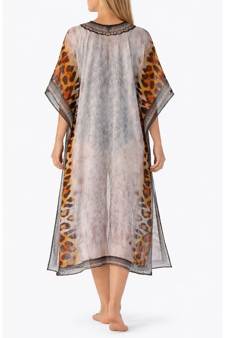 Animal Print Duster, Alternate, color, WHITE
