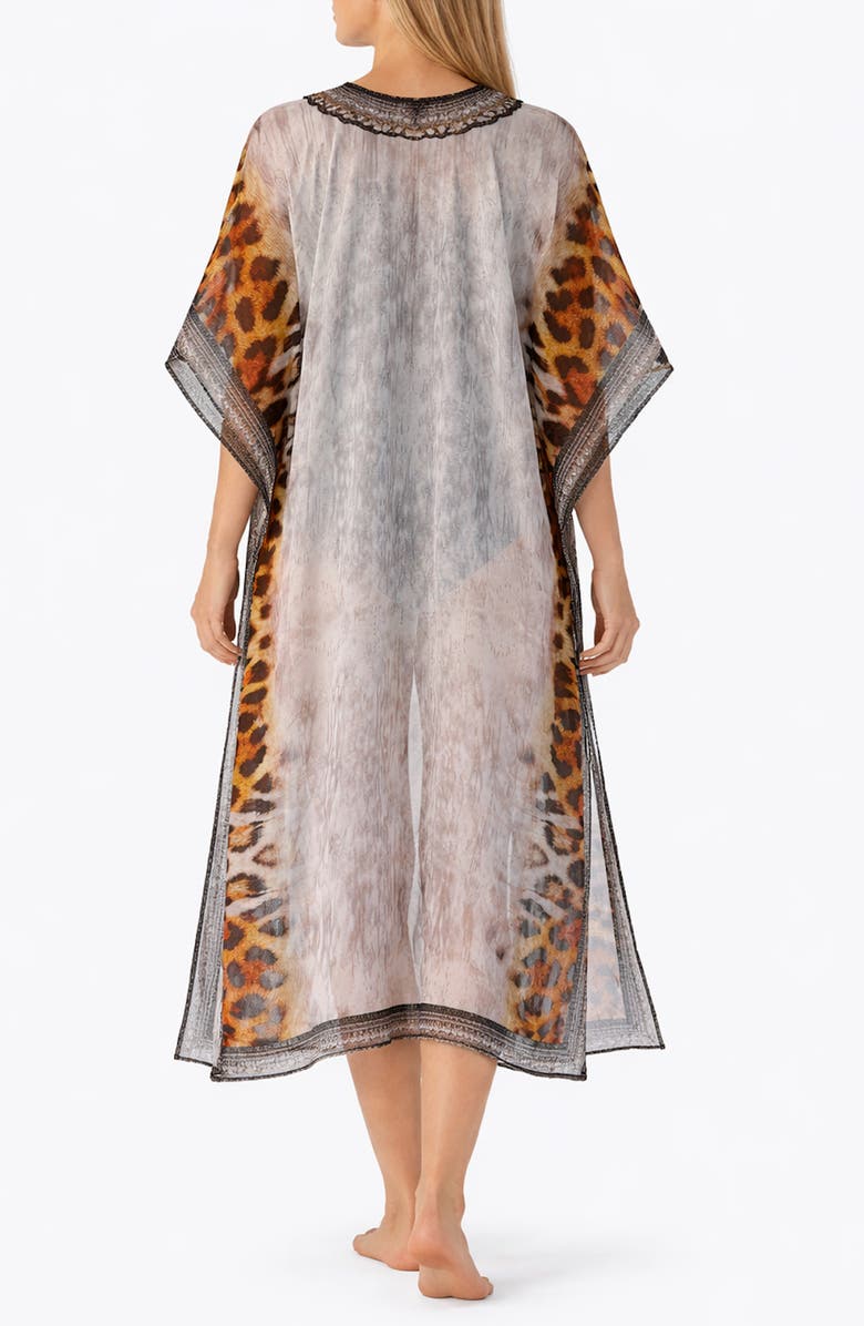 RANEES Animal Print Duster, Alternate, color, 