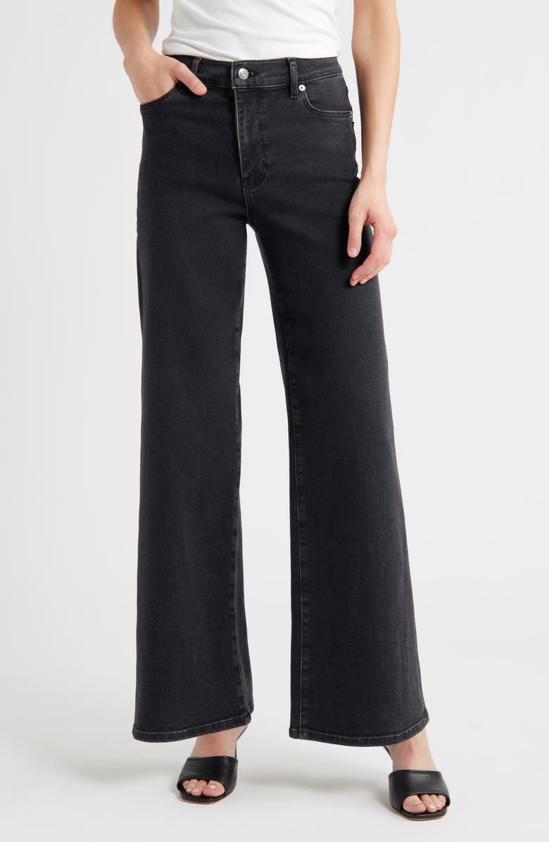 FRAME Le Slim Palazzo High Waist Wide Leg Jeans, Main, color, Destroyer