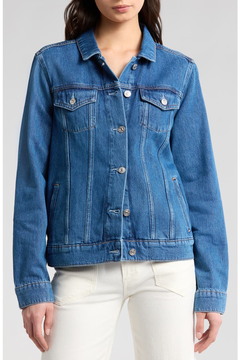 Rowan Denim Trucker Jacket, Alternate, color, BELLISIMO
