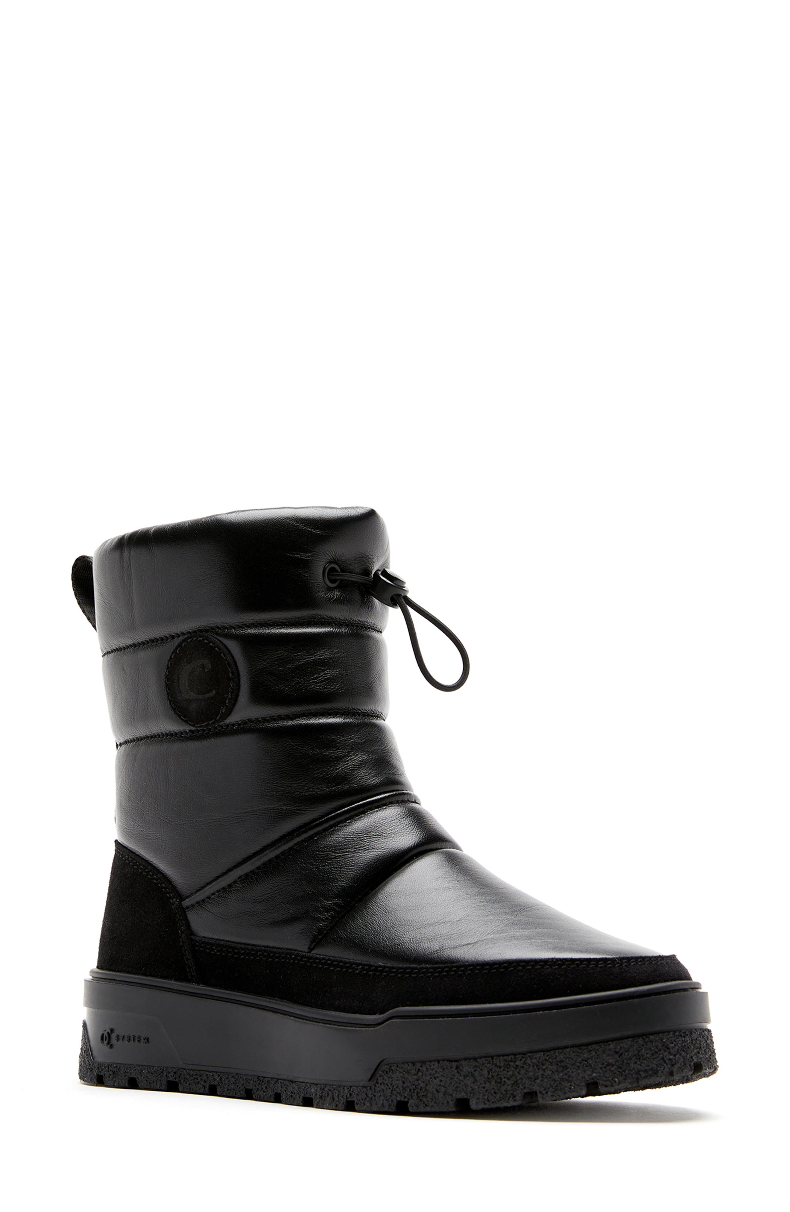 La Canadienne Eric Water Resistant Boot, Main, color, Black Leather