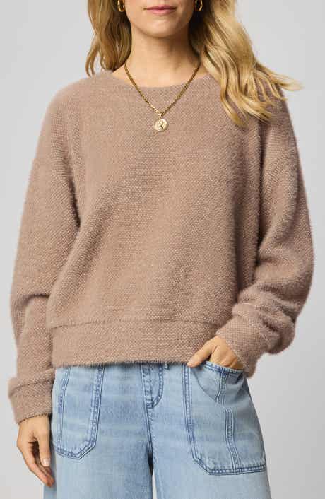 Splendid Fallon Fuzzy Crewneck Sweater