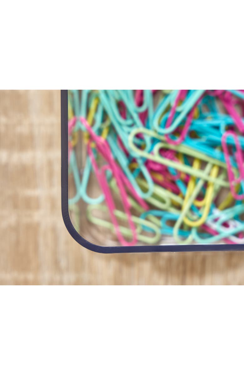 iDesign Clarity Interlocking 5-Section Drawer Organizer - Clear - Set of 2, Alternate, color, Clear