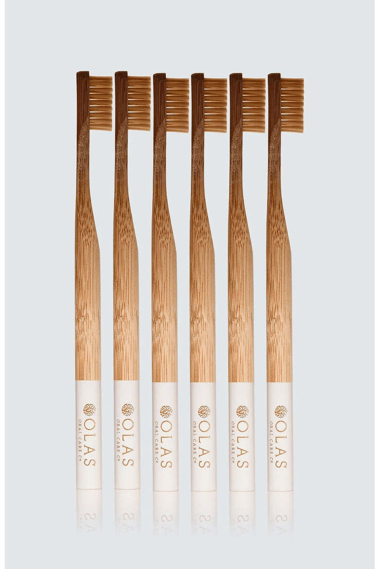Natural Toothbrush 6-Pack, Main, color, White