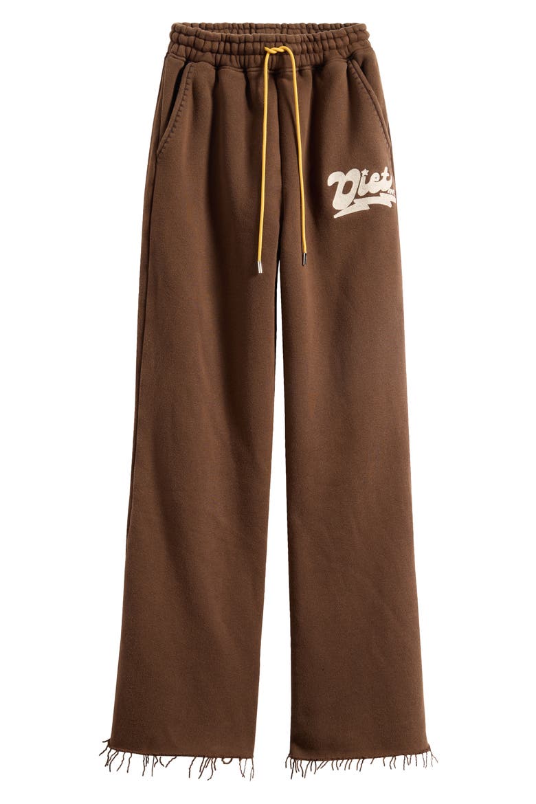 Bolt Graphic Sweatpants, Main, color, BROWN