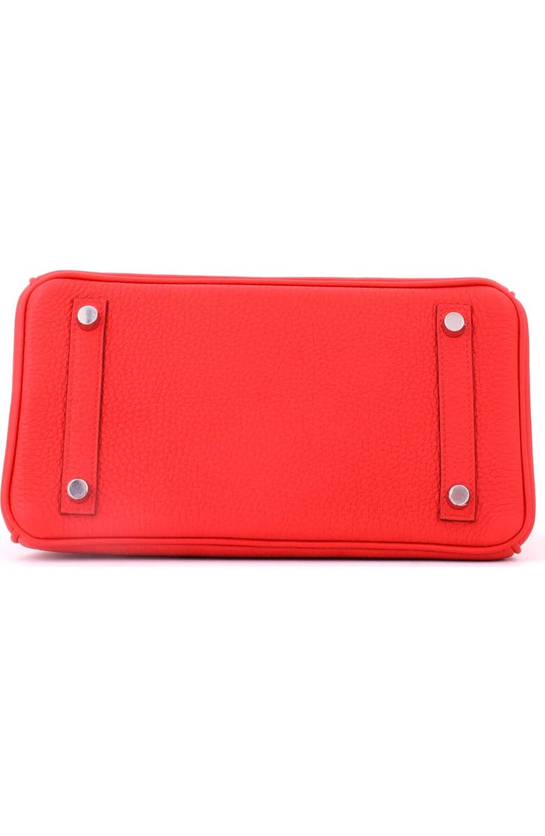 Pre-Owned Hermes Birkin Handbag Red Togo with Palladium Hardware 25, Alternate, color, Rouge Radieux