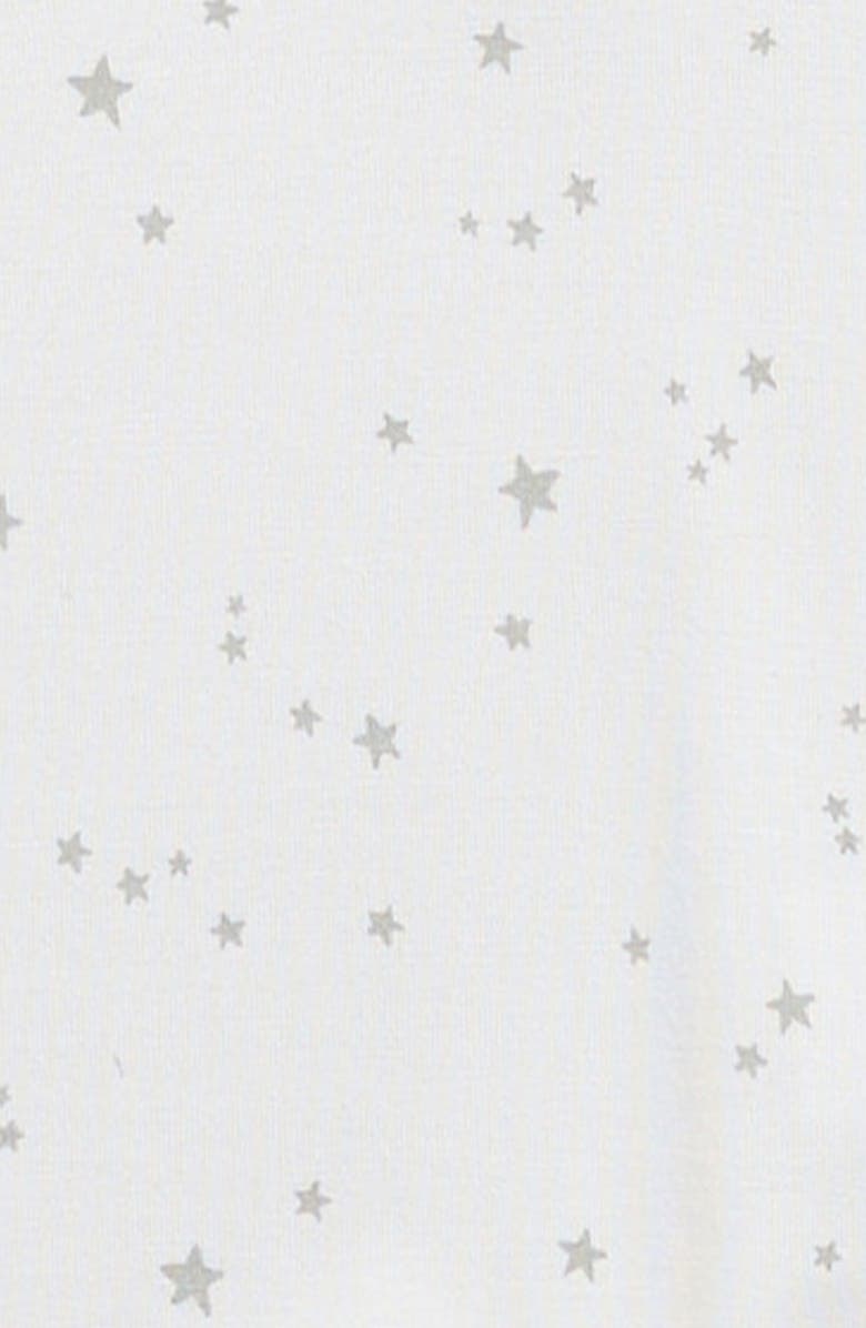 QUINCY MAE Stars Fitted Pajamas, Alternate, color, Fog