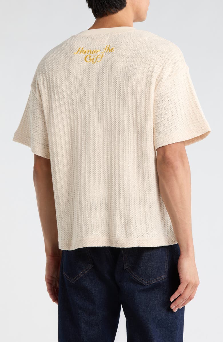 HONOR THE GIFT Knit T-Shirt, Alternate, color, Bone