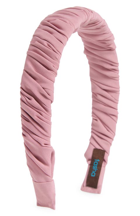 Ruched Satin Headband