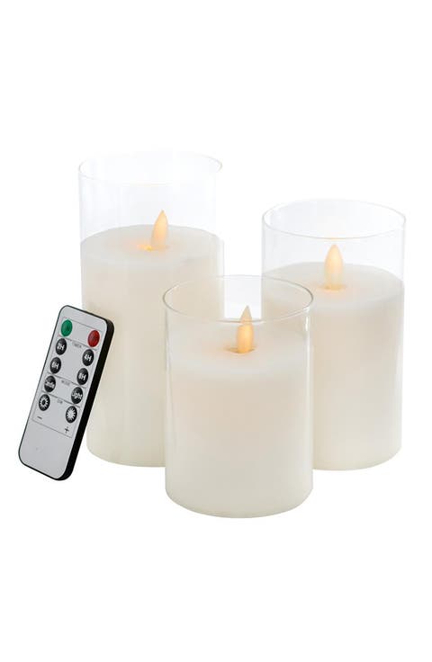 Set of 3 Flameless LED Candles