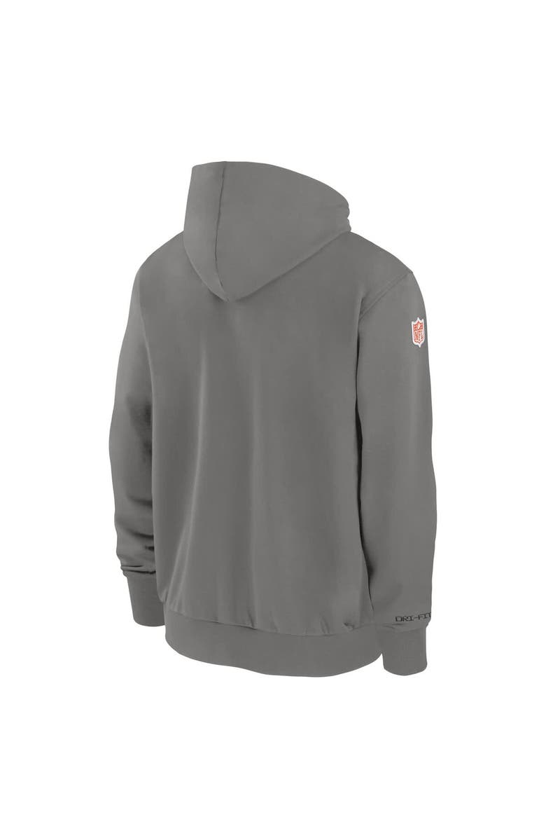 Nike Men's Nike  Pewter Cincinnati Bengals Player Full-Zip Performance Hoodie, Alternate, color, 