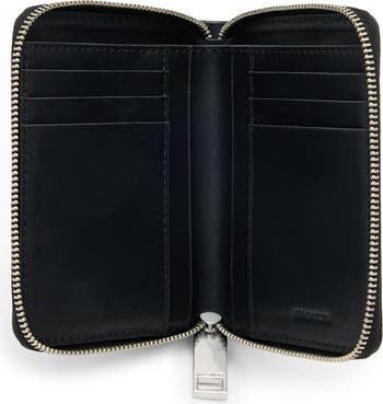 Lena Leopard Suede Zip Wallet