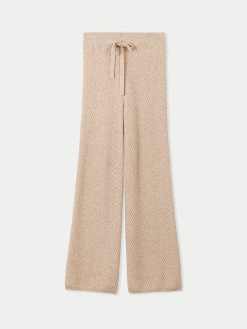 Textured Cashmere Pants