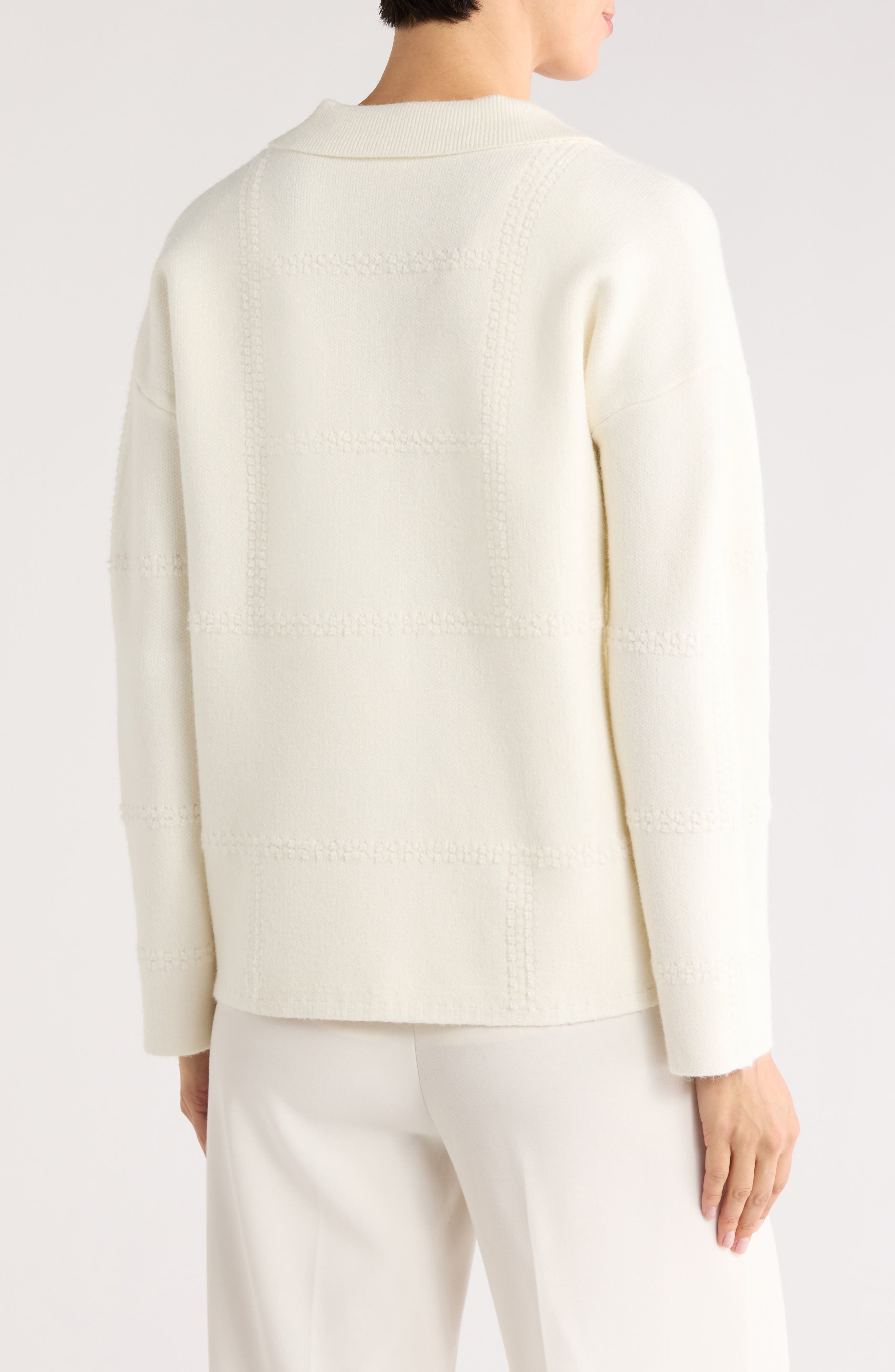 Textured Sweater Jacket - image 2