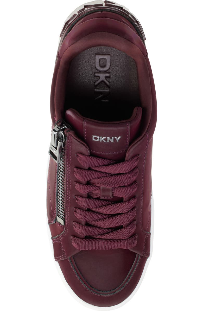 DKNY Mei Sneaker, Alternate, color, Wine