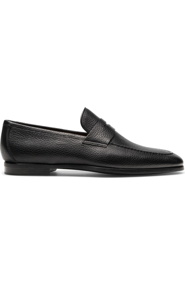 Magnanni Diezma II Penny Loafer, Alternate, color, Black