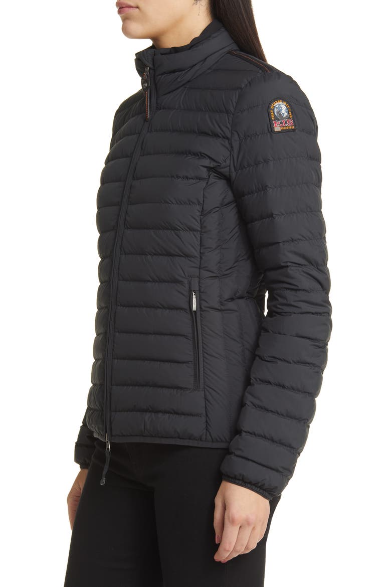 Geena Down Puffer Jacket, Alternate, color, BLACK