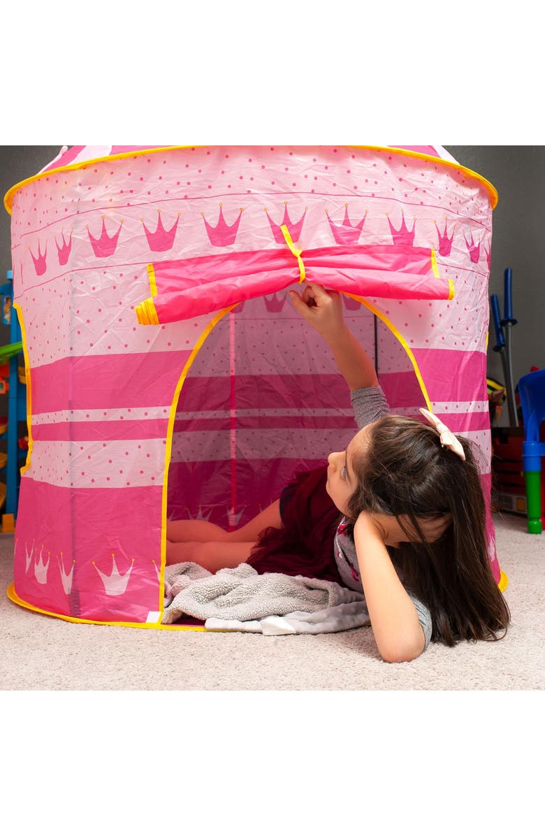Toynk Pink Fantasy Castle Play Tent | 54 x 41 Inches, Alternate, color, Pink