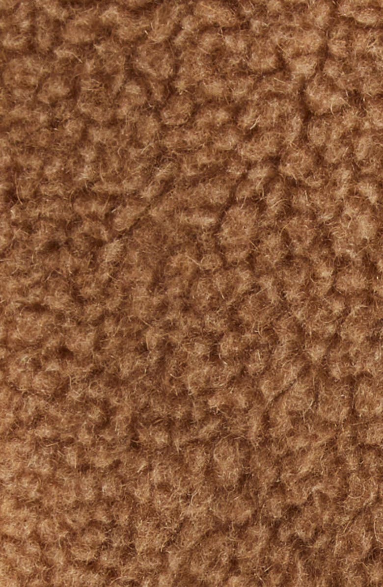 Max Mara Vanadio Oversize Teddy Moto Jacket, Alternate, color,