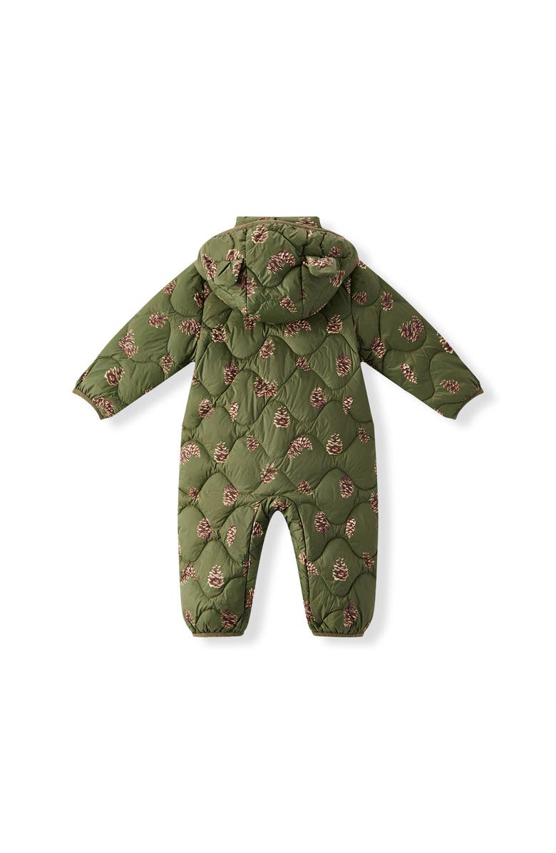 Milkbarn Down Jumpsuit, Alternate, color, Pinecone