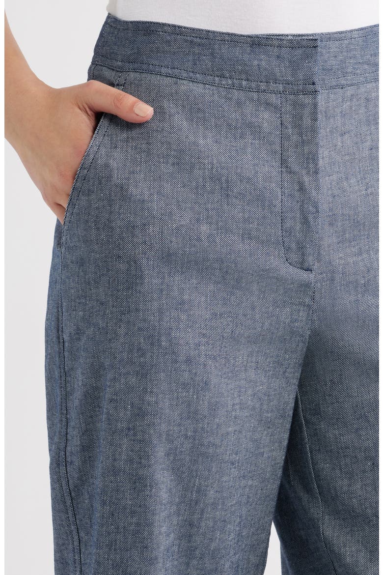 Cropped Straight Leg Pants, Alternate, color, INDIGO