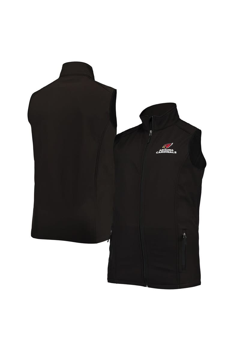 Men's Dunbrooke Black Arizona Cardinals Big & Tall Archer Softshell Full-Zip Vest, Main, color, Black