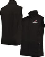 DUNBROOKE Men's Dunbrooke Black Arizona Cardinals Big & Tall Archer Softshell Full-Zip Vest