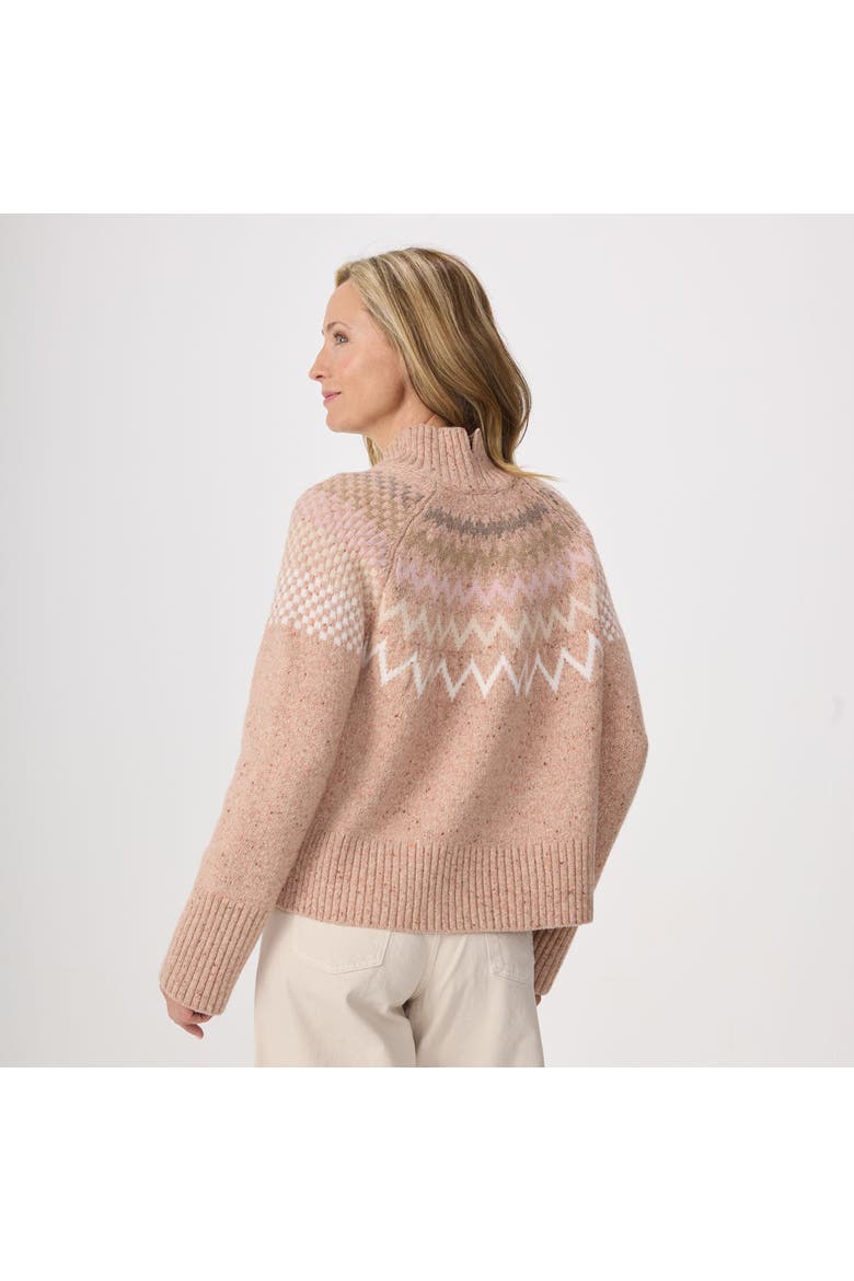 Lara Mock Neck, Alternate, color, Rosé