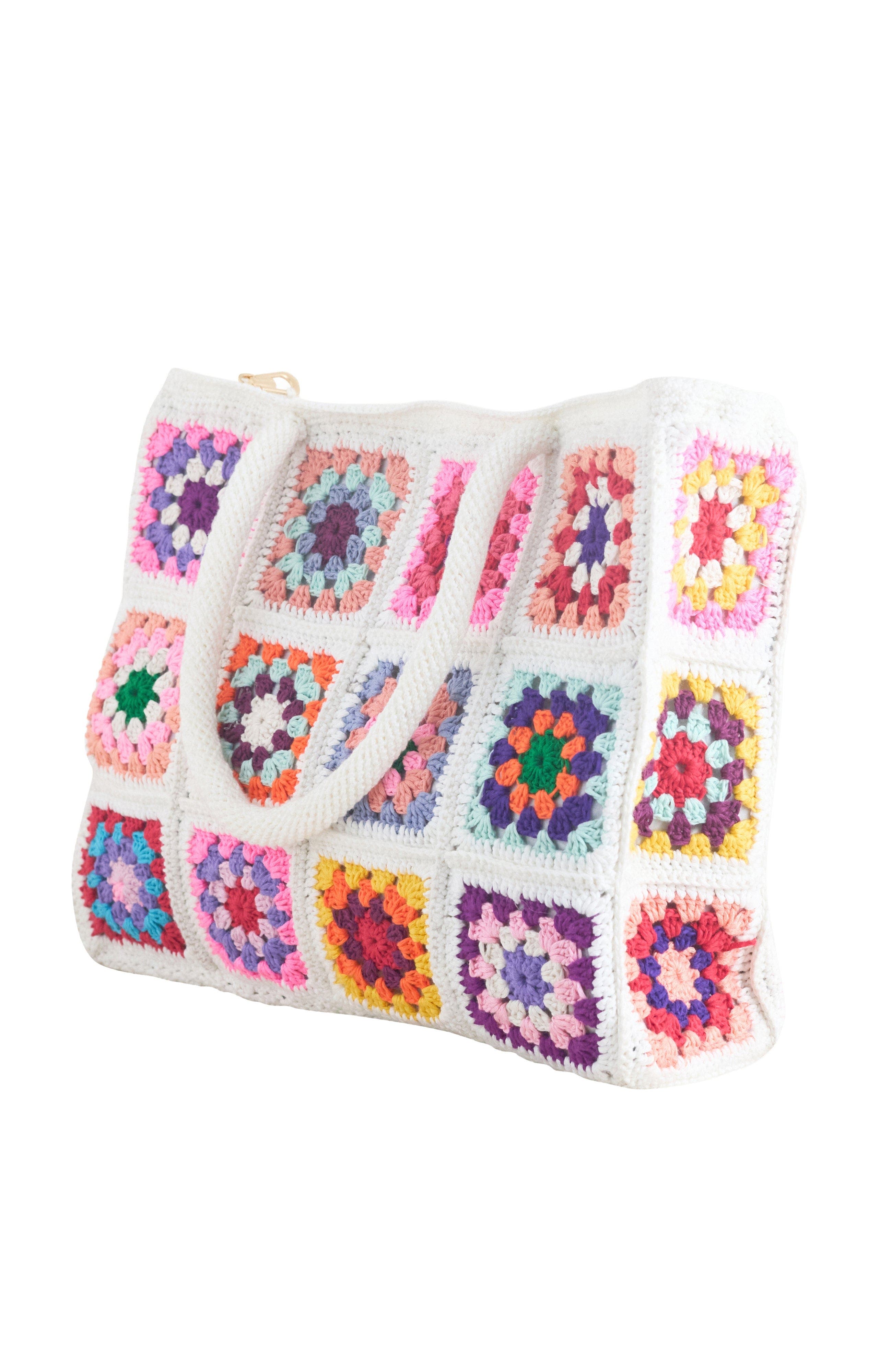 Solomon & Sage Classic Regular Work Crochet Bag, Alternate, color, Multi Color
