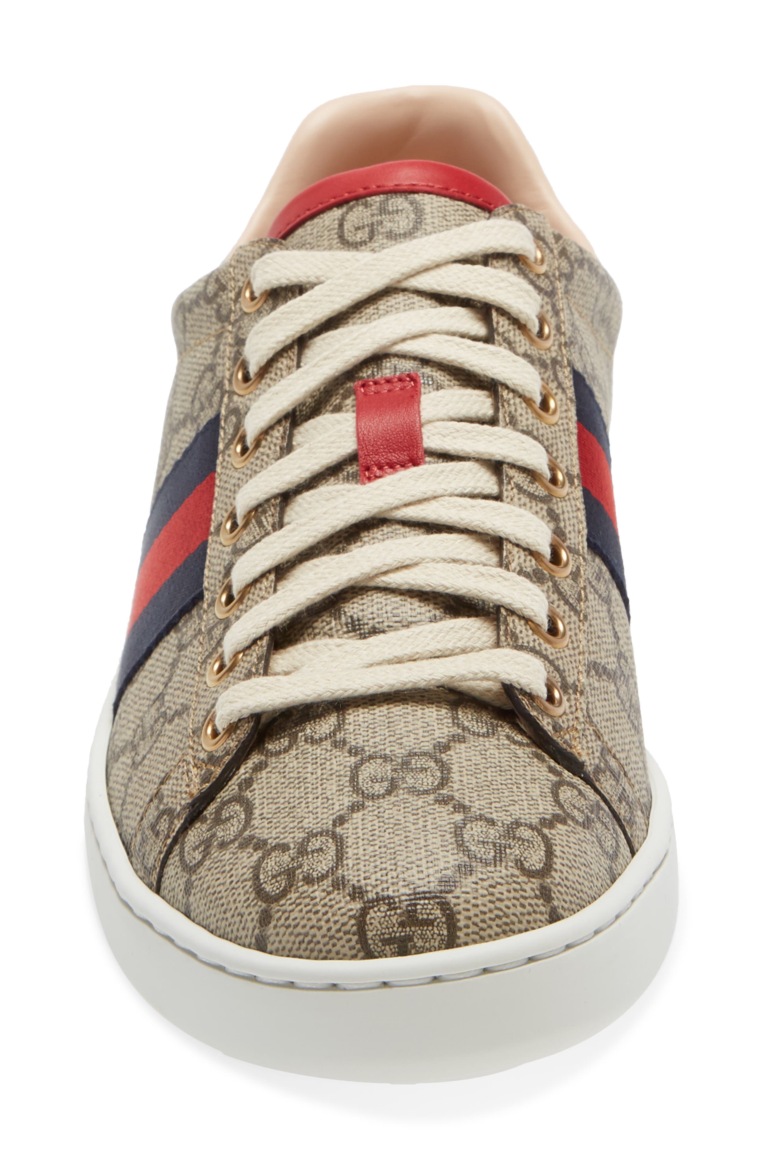 New Ace Sneaker, Alternate, color, BEIGE / BEIGE