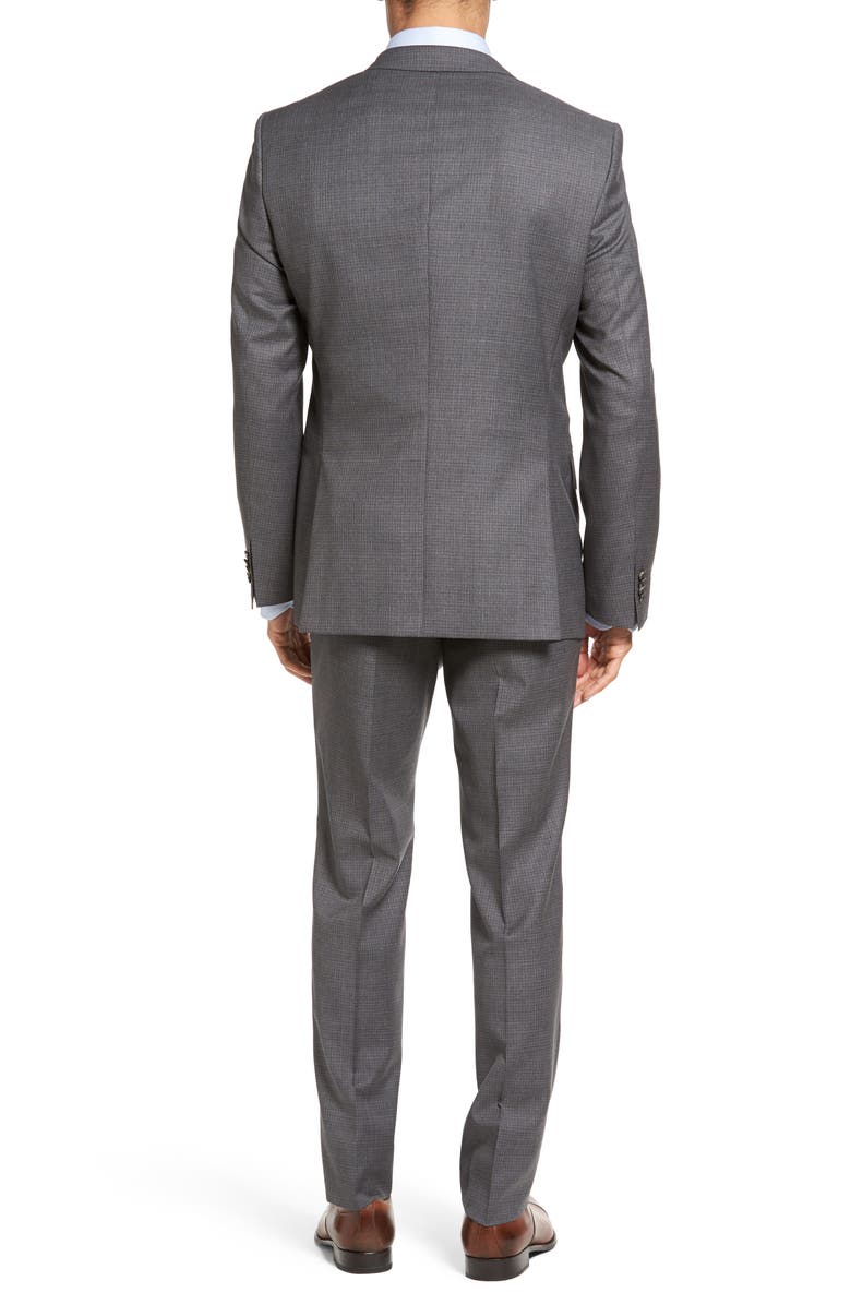 zzDNUHugo Boss BOSS Huge/Genius Trim Fit Check Wool Suit, Alternate, color, 