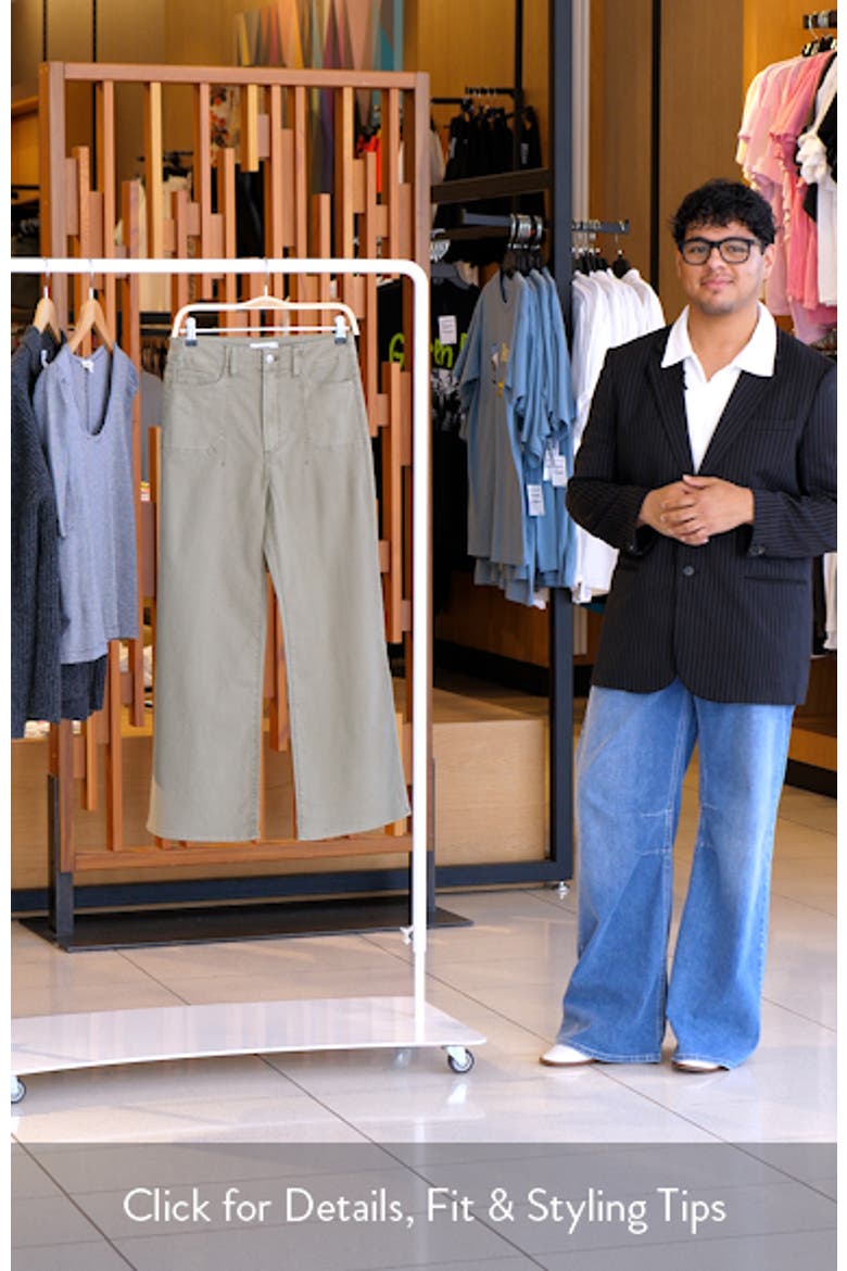 Anessa High Waist Wide Leg Utility Jeans video