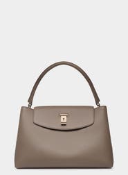 Bally Lock Me Top Handle Bag In Leather