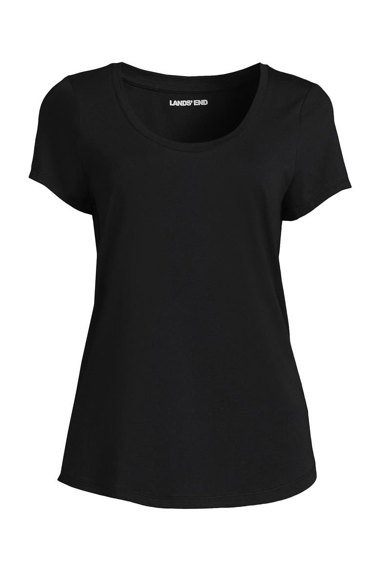 Lightweight Jersey T-shirt, Alternate, color, Black