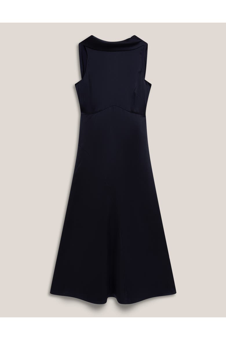 Marilyn Satin Maxi Dress, Alternate, color, Midnightnavy