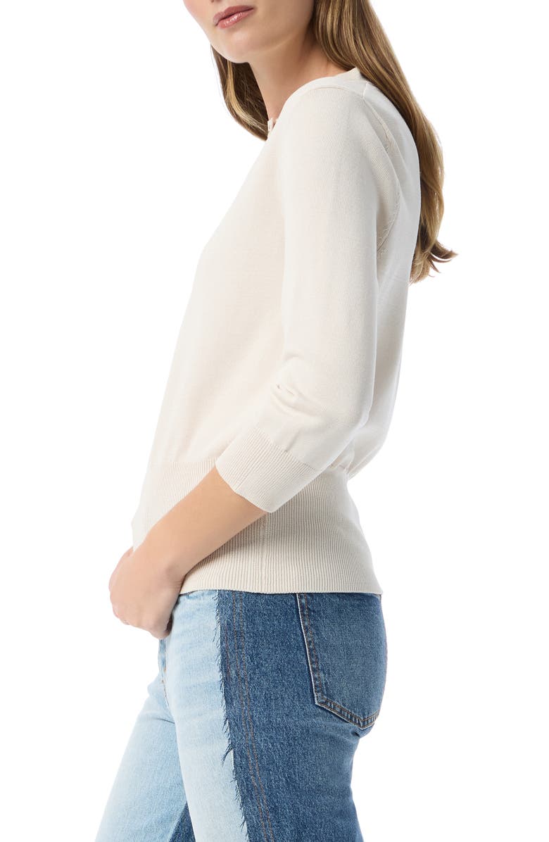 DO by Dee Ocleppo Tessa Henley Sweater, Alternate, color, Almond Milk