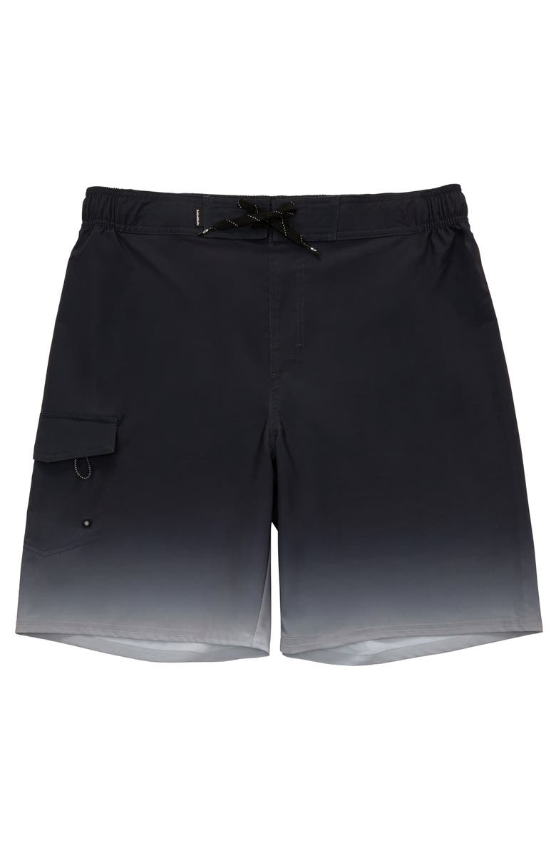 Rokka&Rolla 4-Way Stretch Performance Board Shorts, Alternate, color, Nightfall Gradient