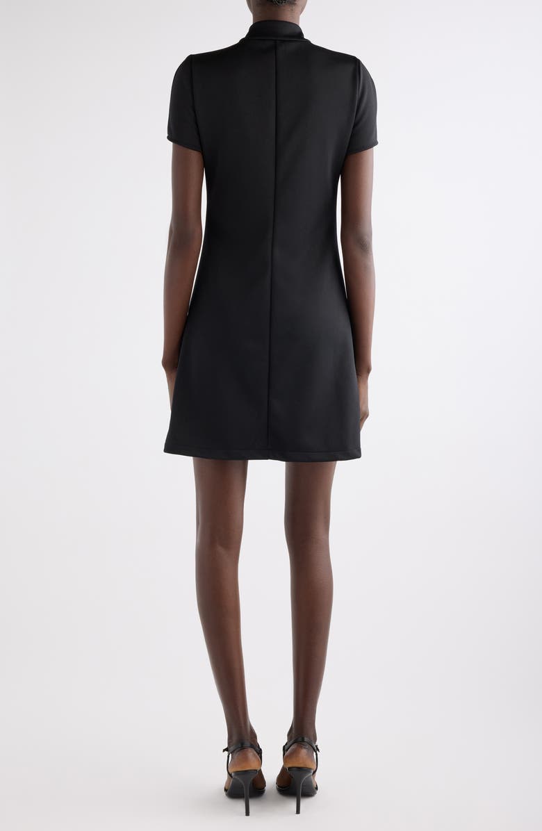 Courrèges Interlock Track Minidress, Alternate, color, Black