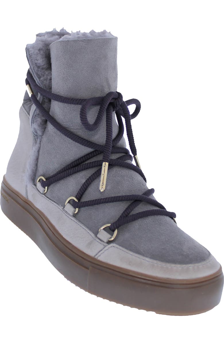 Blackstone UL87 Genuine Shearling Lined Boot, Alternate, color, Silver Sconce Nubuck Leather