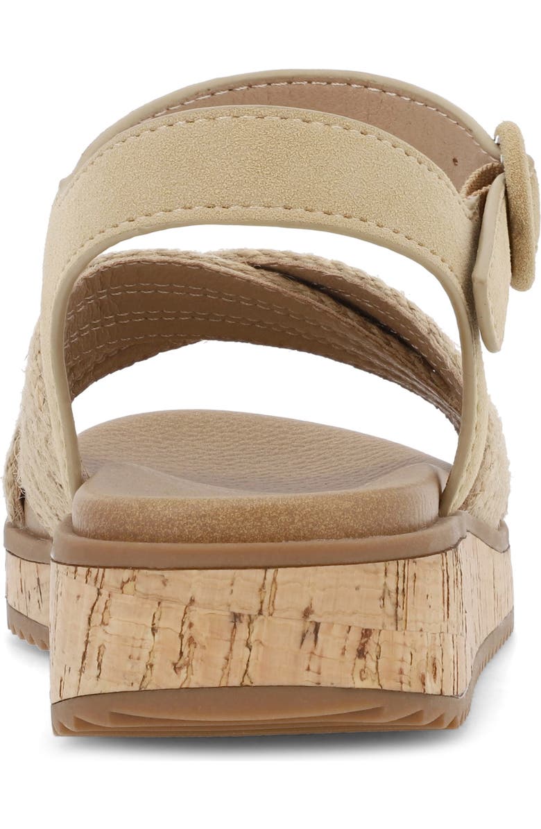 MIA AMORE Rayne Platform Sandal, Alternate, color, Natural