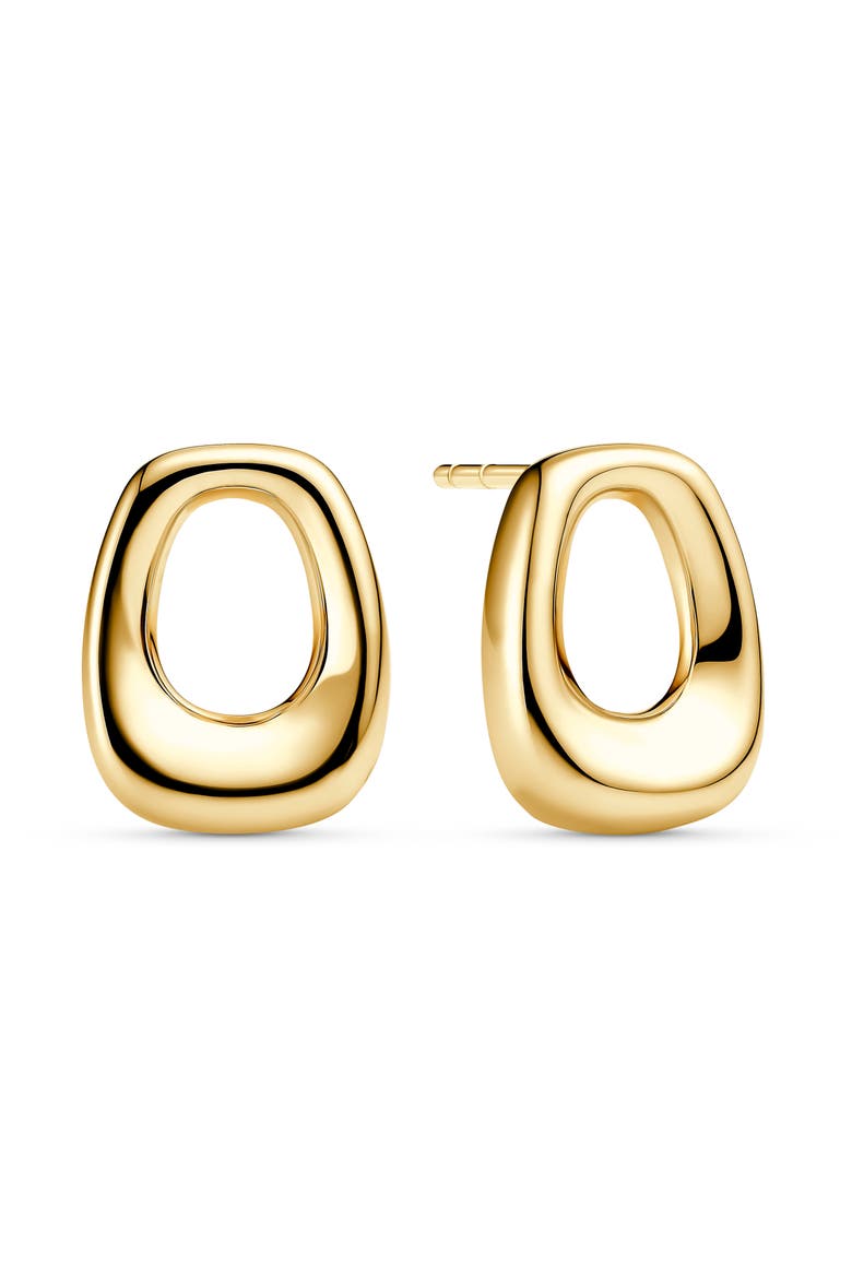Earrings Borsa Parvus, Main, color, 18K Gold Plated