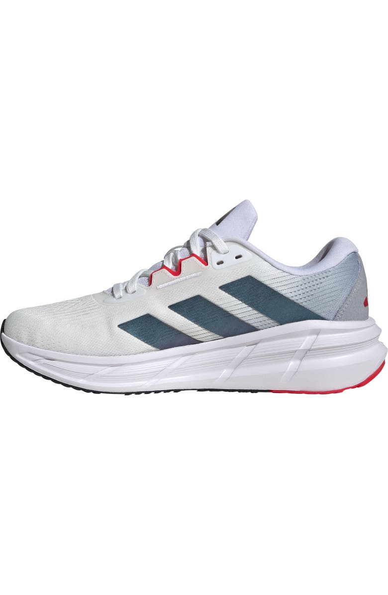 adidas Questar 3 Running Shoe, Alternate, color, White/ Black/ Pure Ruby